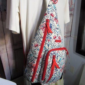 VERA BRADLEY SLING PACK BACK PACK "SEA LIFE" PATTERN REALLY NICE